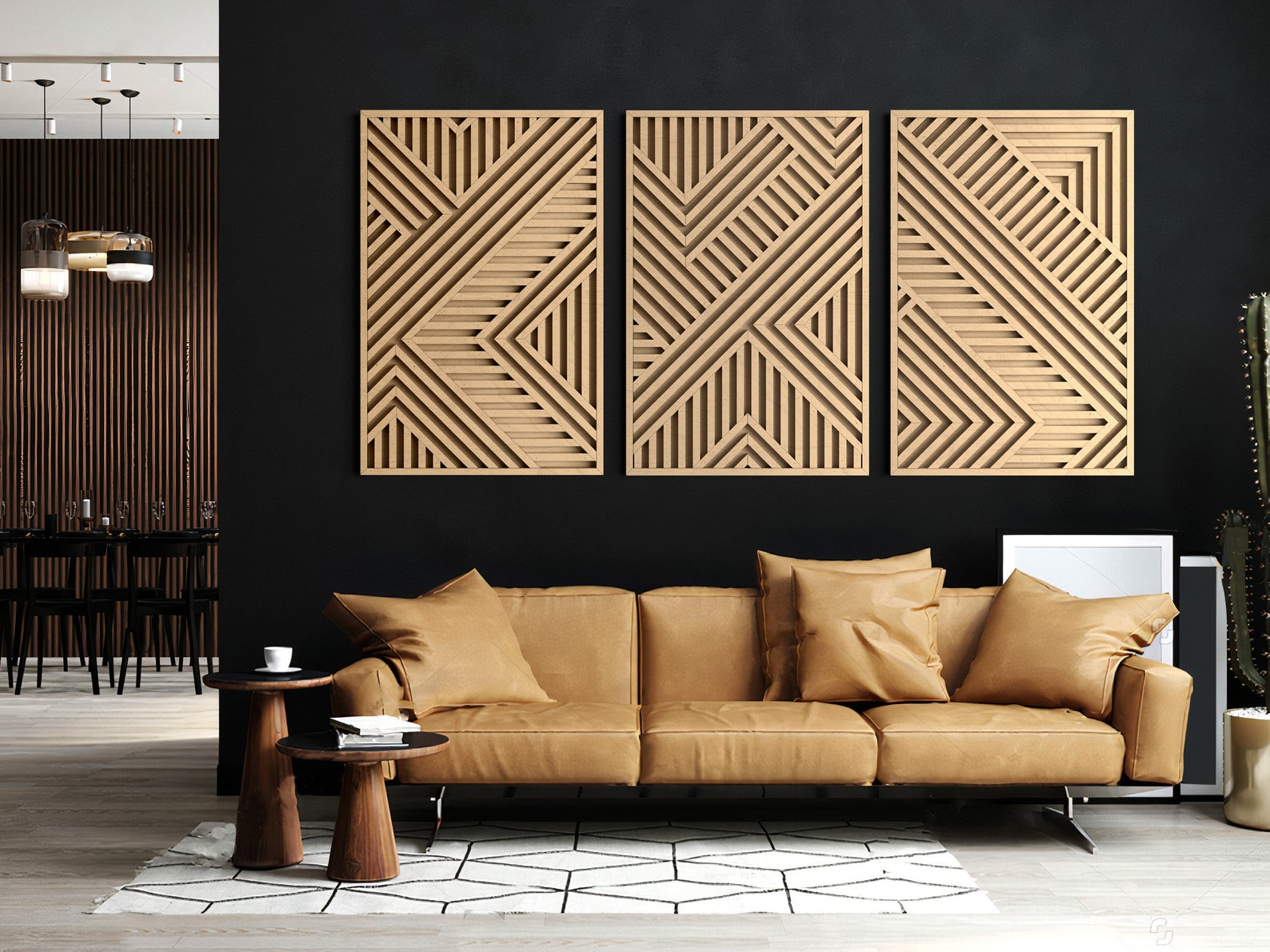 Stunning Contemporary Geometric Wall Art Ideas | Dezign Lover Blog